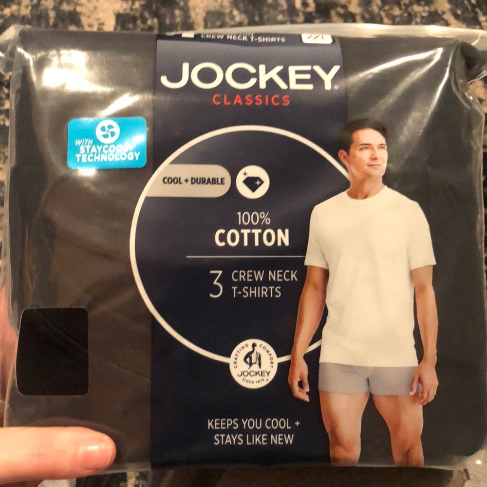 Black Jockey Crew Neck T-shirts 3-Pack XXL